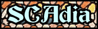 [Small stained-glass SCAdia logo]